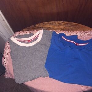 Wilson Gray and Blue Crew Neck T-Shirts